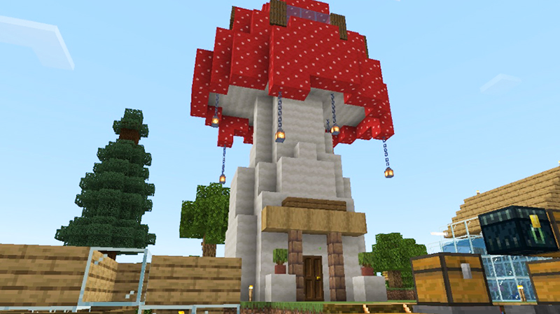 キノコハウスを作ってみた!マイクラ映画