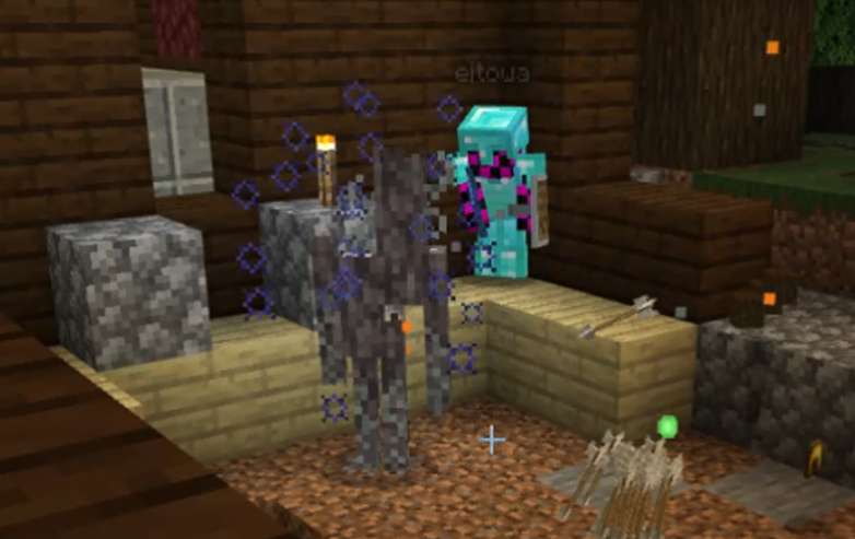 森の洋館でクリーキングにあう【マインクラフト】
