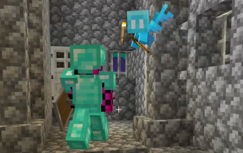森の洋館でアレイを救出【マインクラフト】