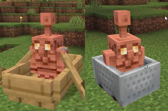 銅ゴーレム＆銅の装備プレビュー版で公開マイクラ統合版】