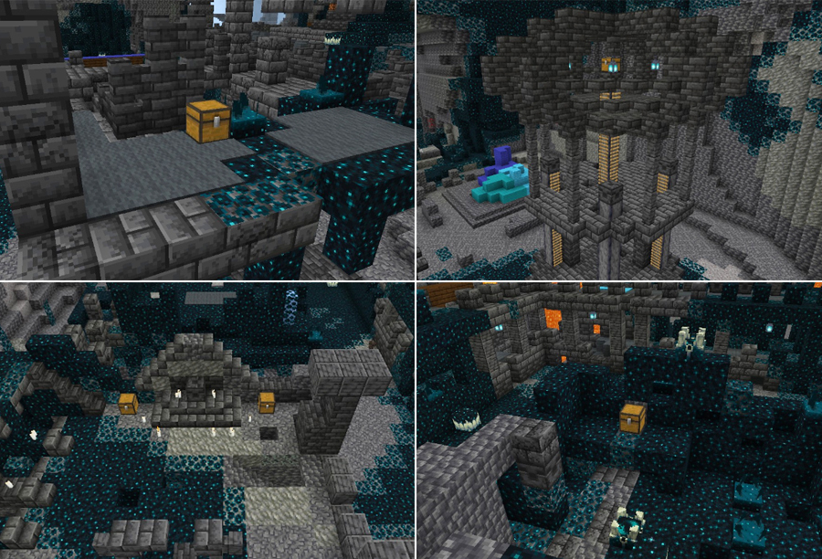 古代都市とウォーデン攻略：マインクラフト統合版