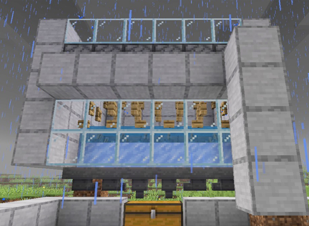 砂無限装置の作り方:コンパクトでも砂大量!【マイクラ統合版】